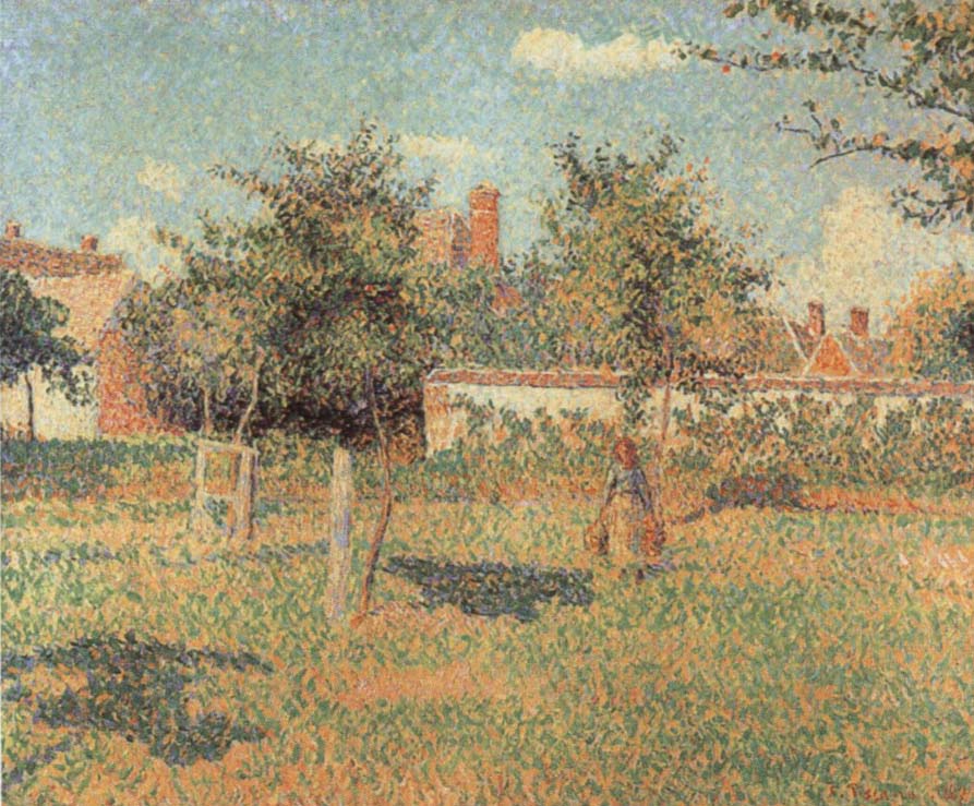 Woman in an Orchard